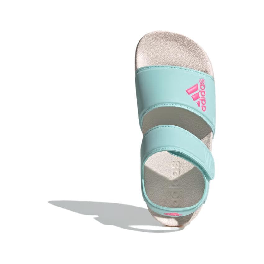 Сандалии Сандалии adidas Adilette противоскользящие устойчивые к истиранию детские белые и синие для детей 3-7 лет - изображение 5