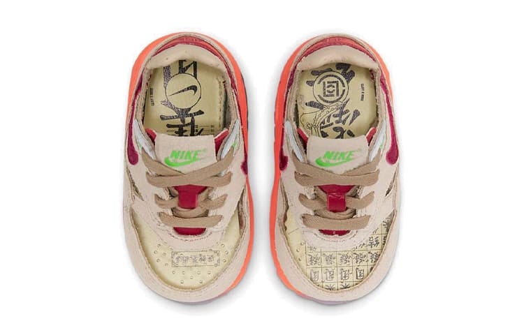 Кроссовки CLOT x Nike Air Max 1 "Kiss of Death" 2021 - изображение 6