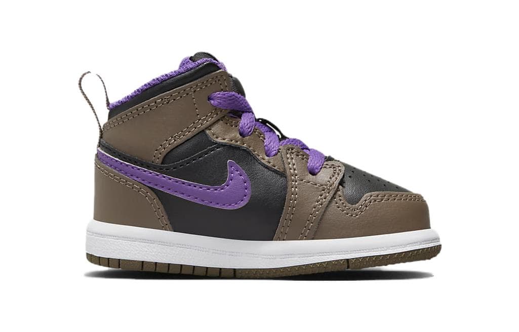 Кроссовки Jordan Air Jordan 1 Mid "Purple Mocha" TD - изображение 2
