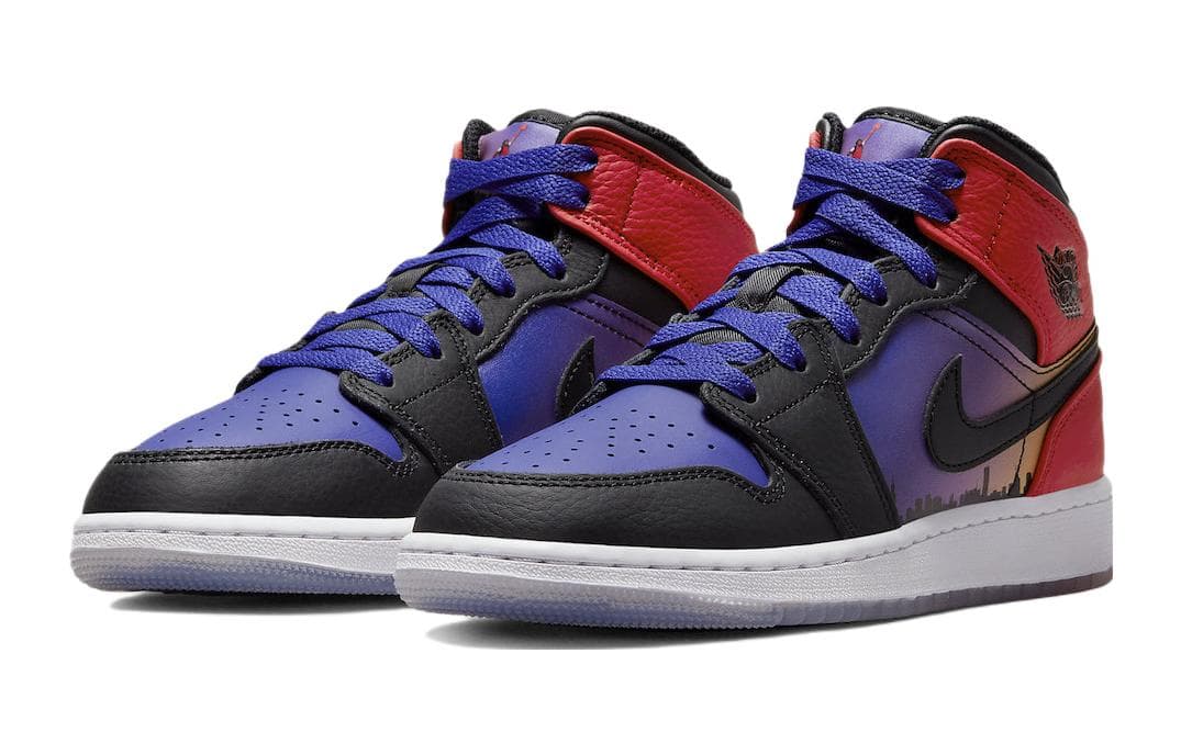 Кроссовки для баскетбола Jordan Air Jordan 1 Mid "Skyline" GS - изображение 6