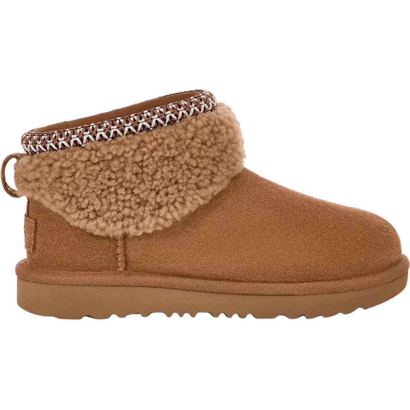 UGG CLASSIC ULTRA MINI Противоскользящие Устойчивые к истиранию Низкие Детские ботинки Детский Коричневый - изображение 2