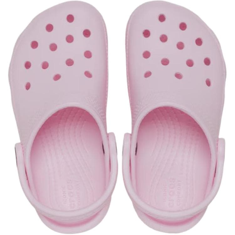 Кроссовки Crocs Classic сандал низкий топ для малышей розовый для младенцев и малышей - изображение 4