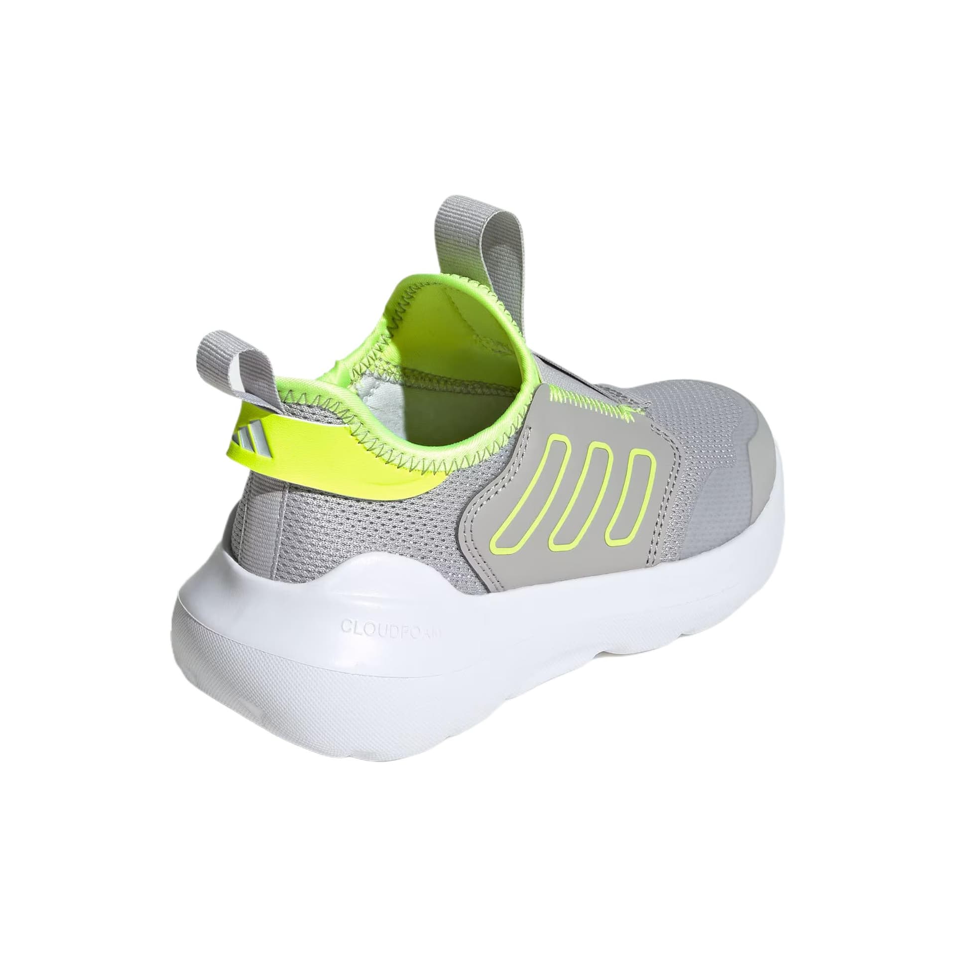 Кроссовки Adidas TENSAUR Беговые кроссовки Серый Яркий Лимон Белый Детский - изображение 6