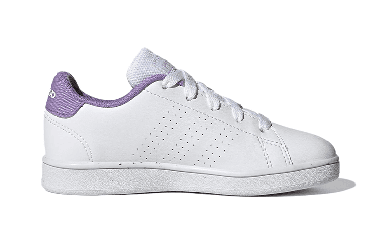 Кроссовки Adidas Neo ADVANTAGE K Синтетическая кожа противоскользящий устойчивый к истиранию низкий верх детские скейтбординги - изображение 2