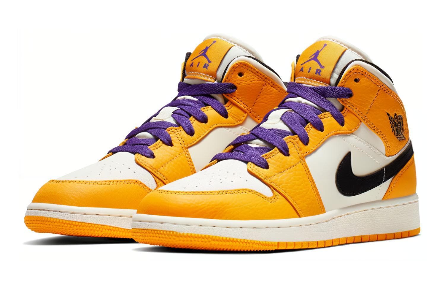 Кроссовки для баскетбола Jordan Air Jordan 1 Mid GS - изображение 6