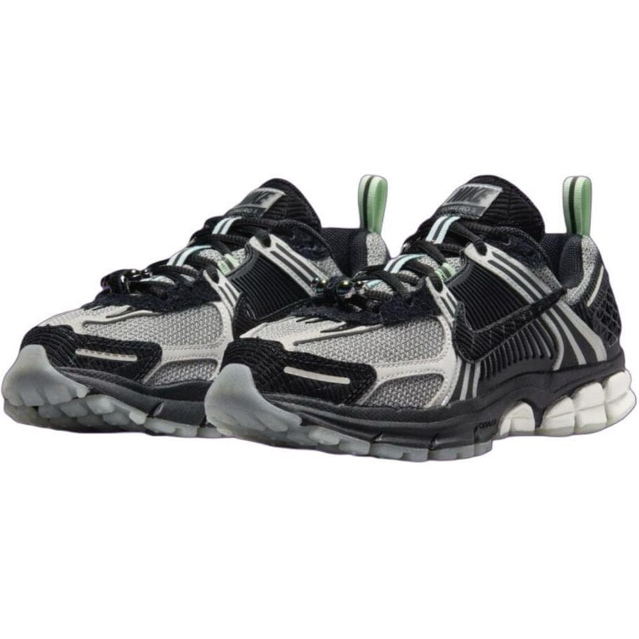 Кроссовки Nike Vomero 5 Low Топ Беговые кроссовки Черный Белый Зеленый Детский - изображение 3