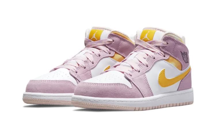 Кроссовки для баскетбола BP Air Jordan 1 Mid SE "Arctic Pink" - изображение 5