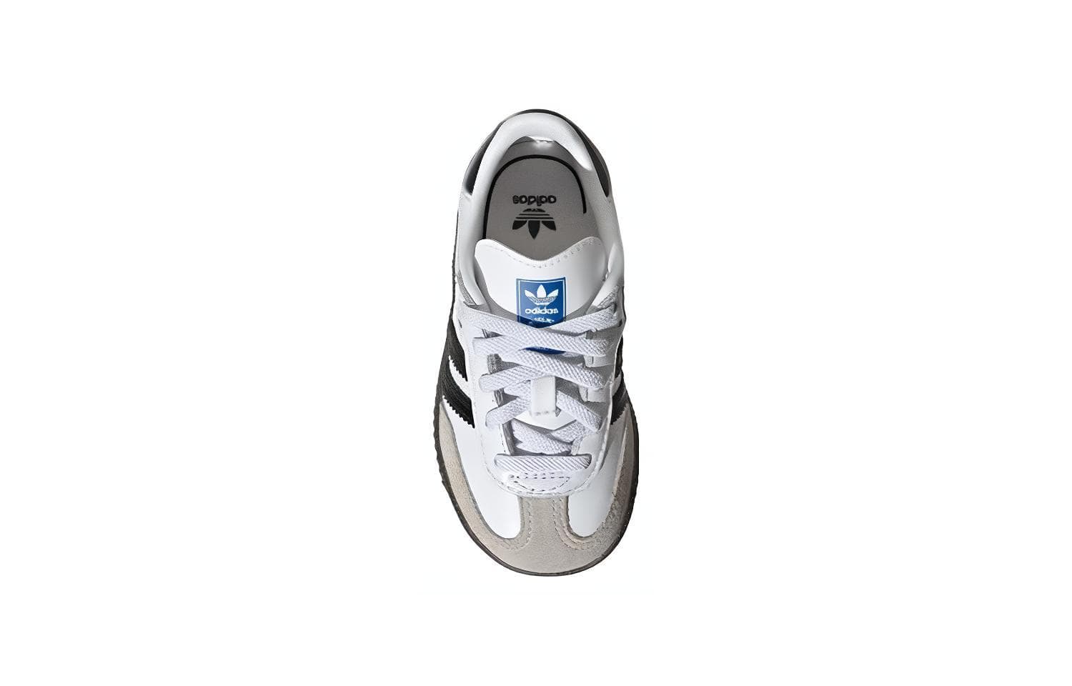 Кроссовки Adidas Originals Samba OG Удобная Обувь для малышей с противоскользящим и износостойким низким верхом белого цвета - изображение 3