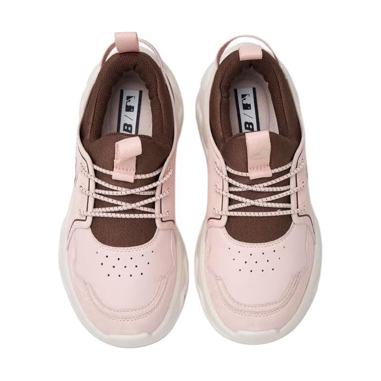 Кроссовки mlb Противоскользящая износостойкая Лоу-топы Kids Lifestyle Shoes Розово-белый Детский - изображение 4