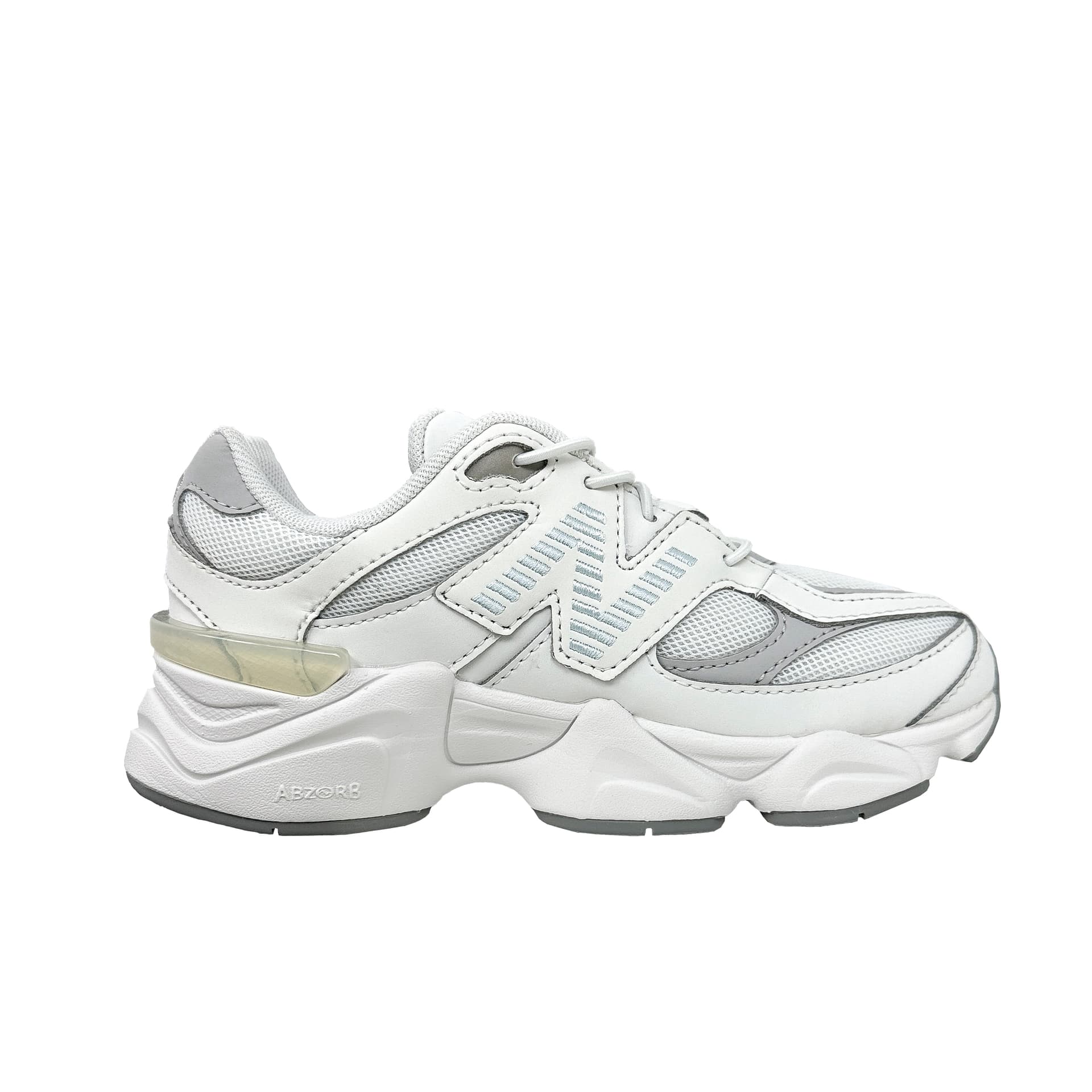 Кроссовки New Balance NB 9060 Комфортные Кроссовки для Бега с Круглым Палцем Белые Детские - изображение 2