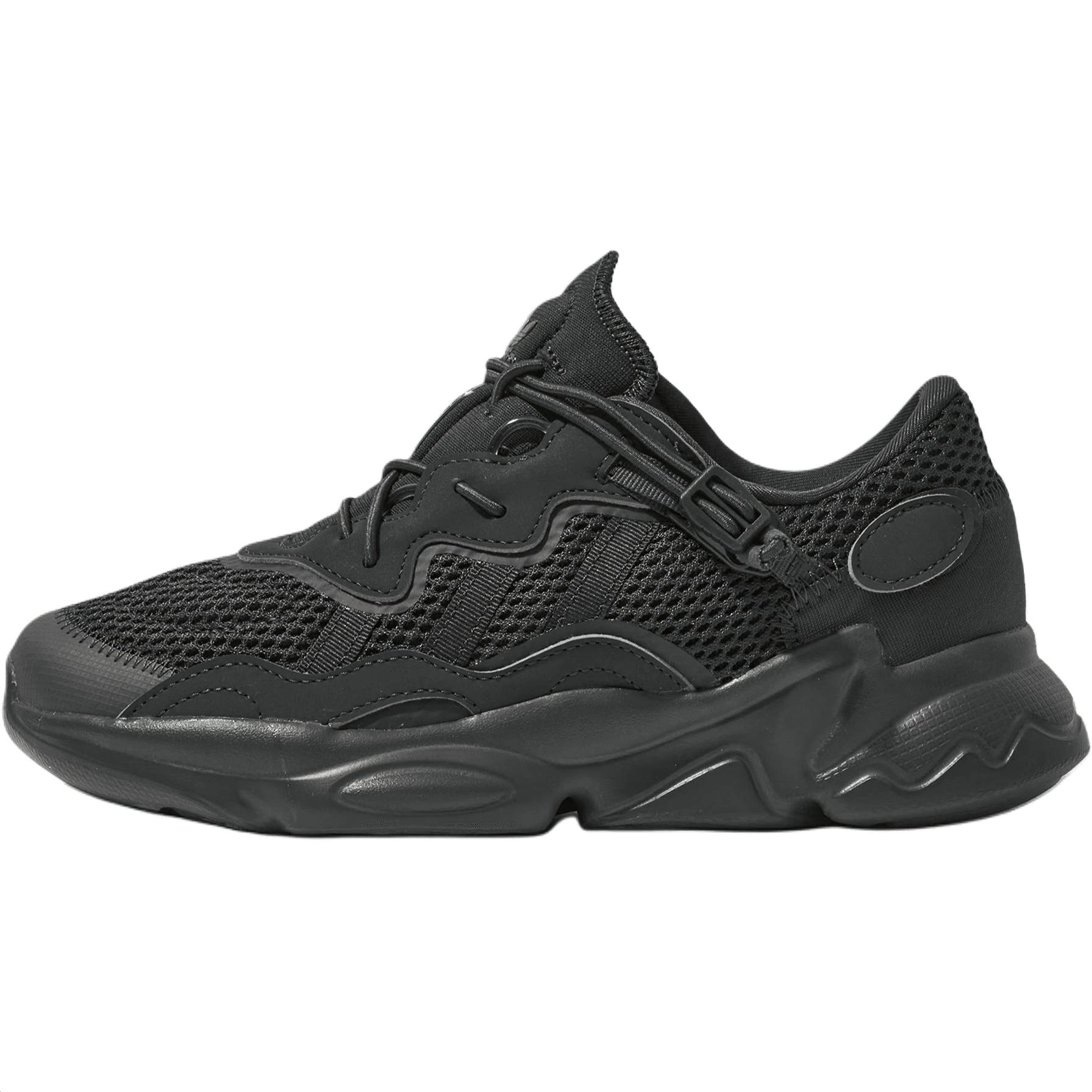 Кроссовки Adidas Originals Ozweego Low Кеды Детские Лайфстайл Черные - изображение 1