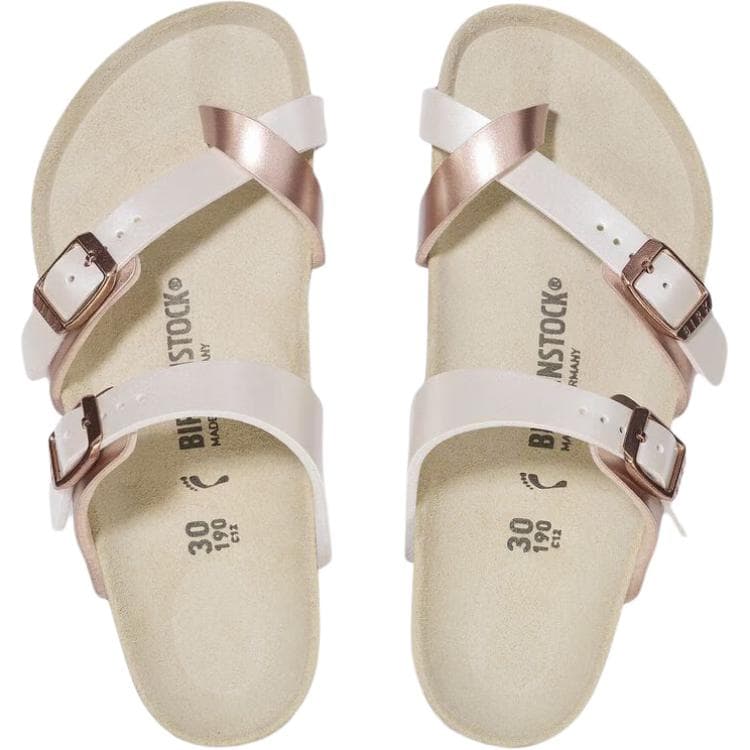 Сандалии Birkenstock Mayari Износостойкие Низкие Детские Сандалии Розовые Малыш - изображение 4