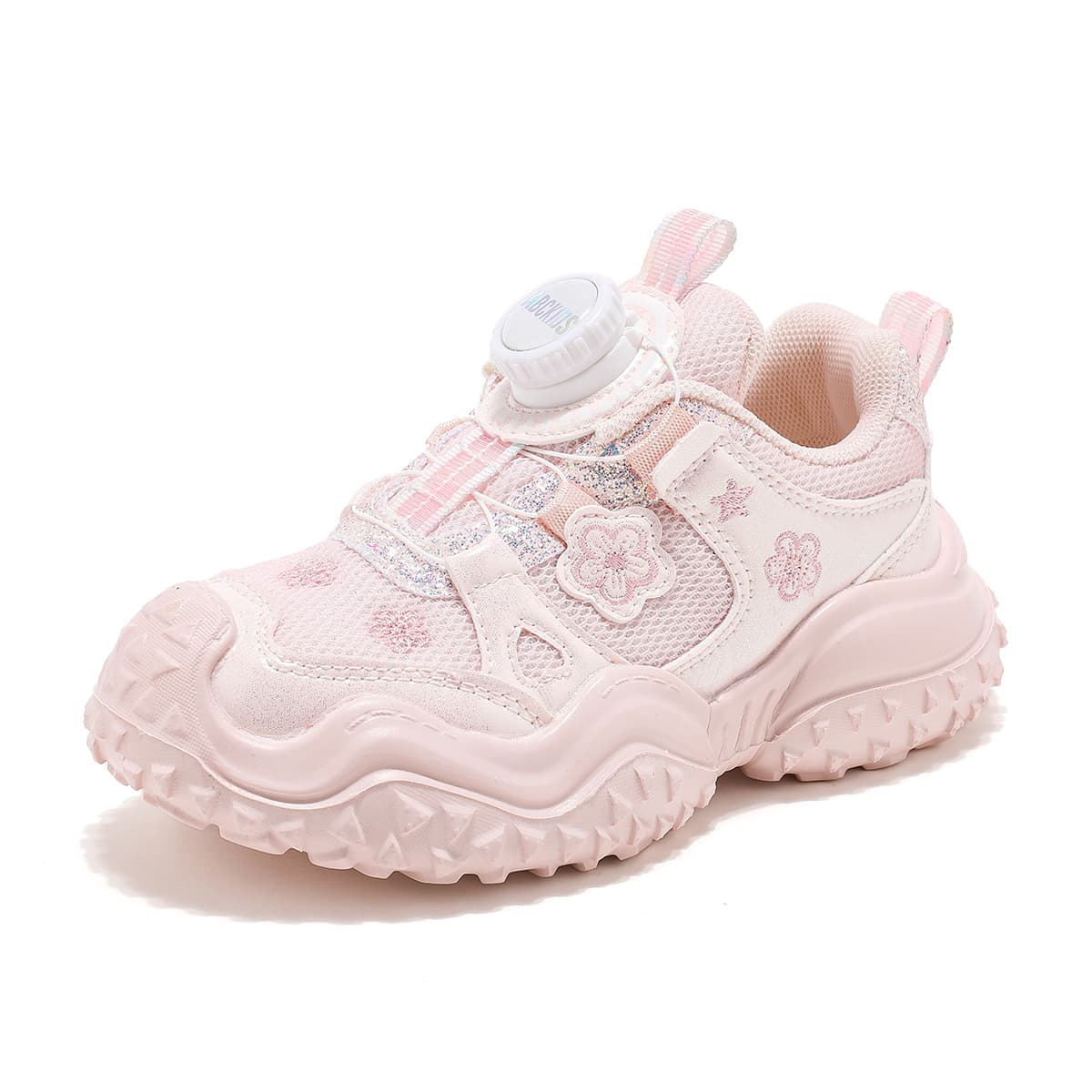 Кроссовки ABC KIDS Синтетическая кожа текстиль Лоу-топы Kids Lifestyle Shoes Розовый Детский - изображение 1