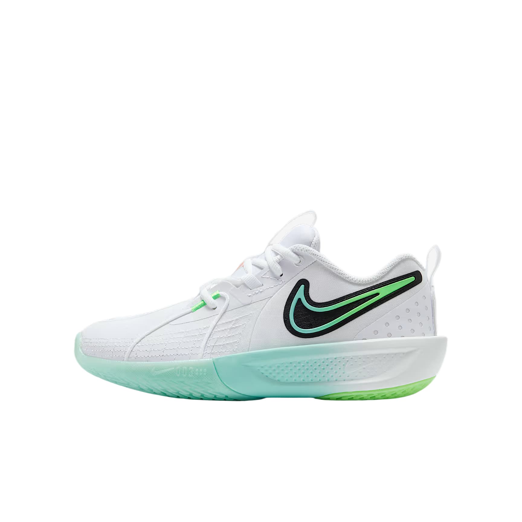 Кроссовки для баскетбола Nike G.T. Cut 3 Ткань Низкие Баскетбольные Кроссовки Белый Impact Зеленый Черный Отбеленный Сапфировый Зеленый Детский - изображение 1