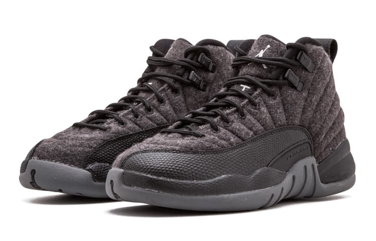 Кроссовки для баскетбола Jordan Air Jordan 12 Retro Wool GS - изображение 4