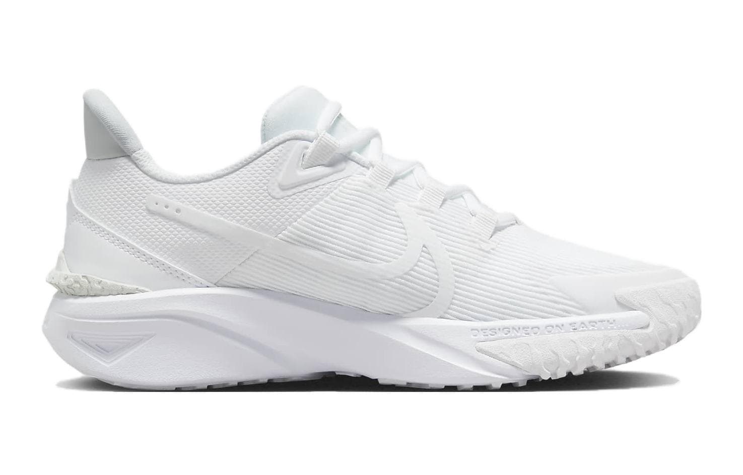 Кроссовки Nike Star Runner 4 Амортизация Устойчивость к истиранию Низкий Топ Беговые кроссовки Белый Унисекс - изображение 2