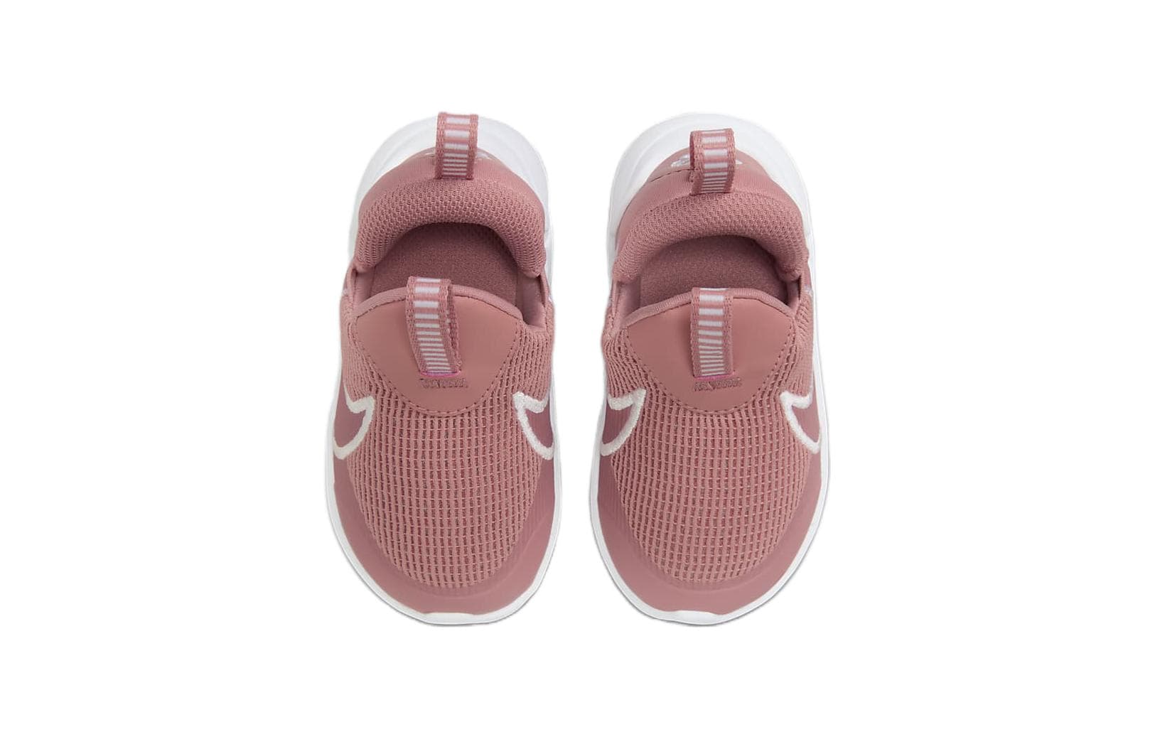 Кроссовки Nike Flex Plus 2 TD Противоскользящая Анти-КИК Низкая Обувь для малышей Красная Черная Белая - изображение 4
