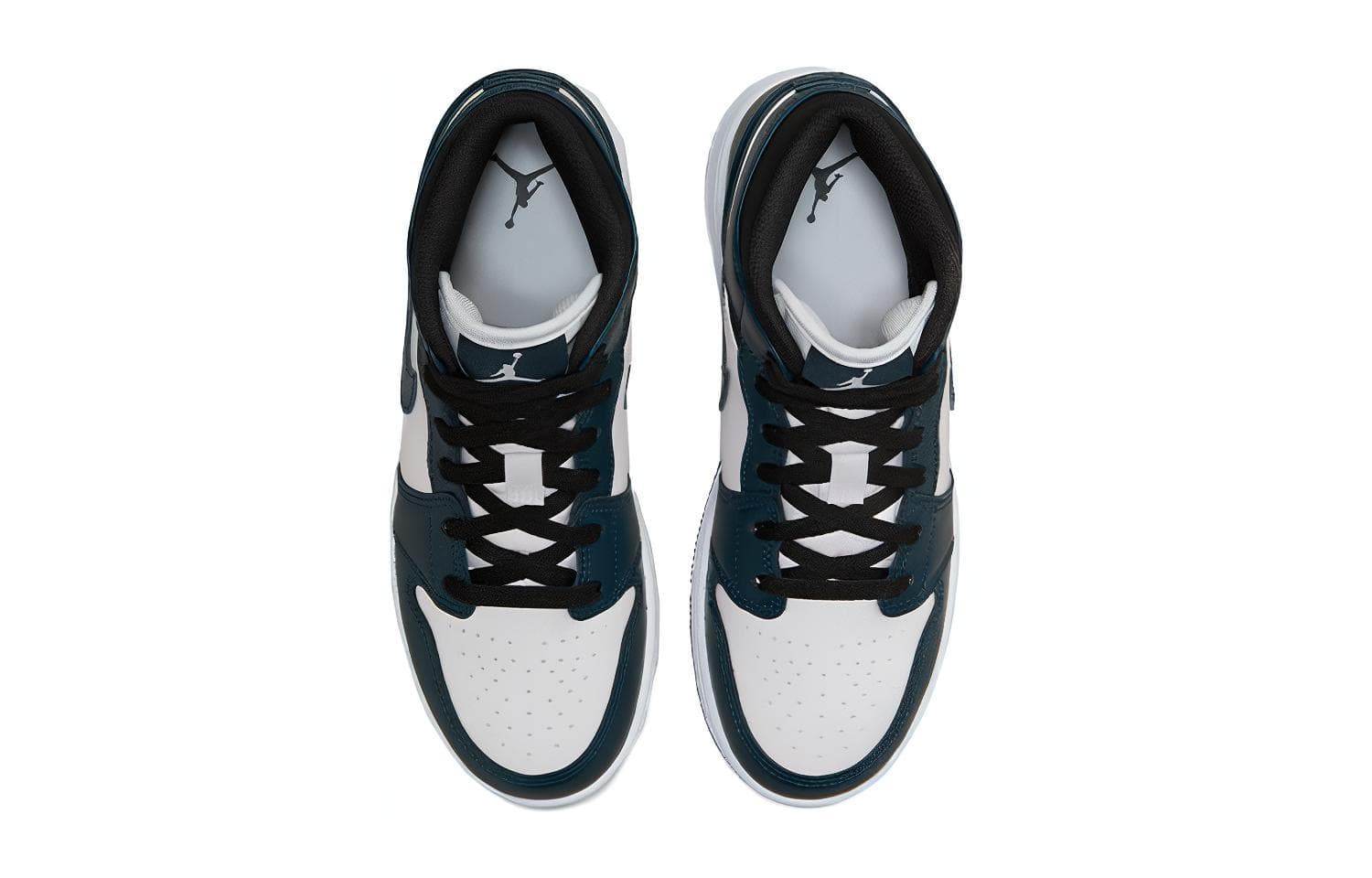 Кроссовки для баскетбола Jordan Air Jordan 1 Mid "Dark Teal" GS - изображение 8