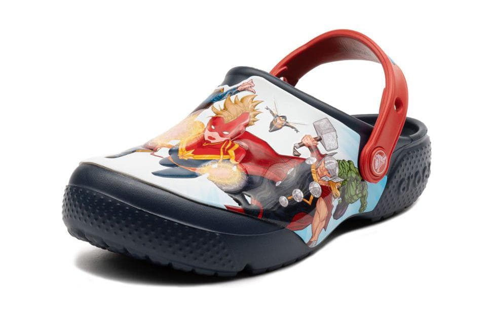 Сандалии Crocs Fun Lab Avengers Заплатка Clog Удобный Противоскользящий Устойчивый к износу Противоскользящий Устойчивый к износу - изображение 3