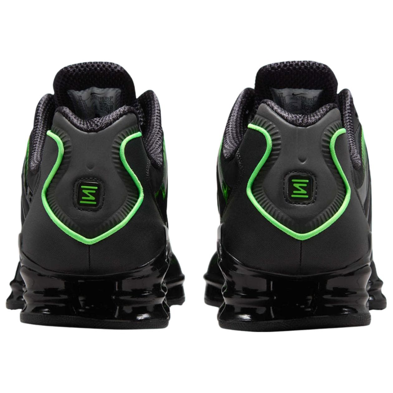 Кроссовки NIKE Shox TL Series Дышащий Low Топ Повседневная обувь Унисекс Черно-зеленый - изображение 4