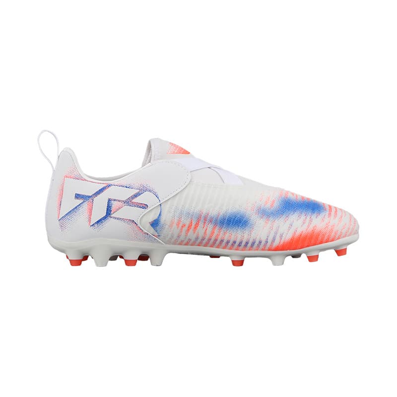 Бутсы PUMA FUTURE 8 MATCH Низкие Детские Футбольные Бутсы Белые Красные Малыш - изображение 4