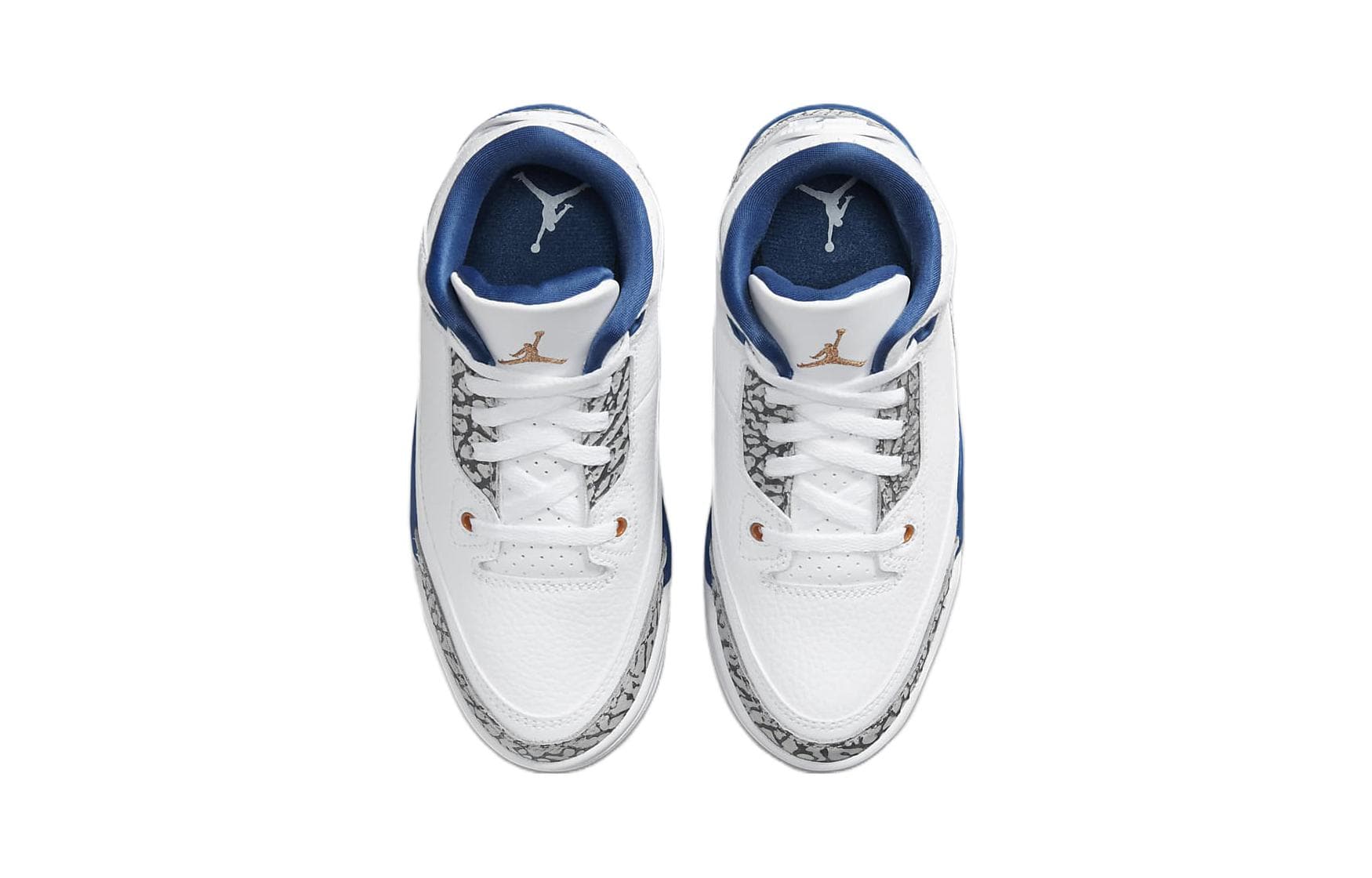 Кроссовки для баскетбола Jordan Air Jordan 3 "White and True Blue" BP - изображение 4
