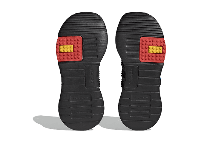 Кроссовки LEGO x Adidas Neo Racer TR21 Эластичные Дышащие Низкие Кроссовки для Беговых Занятий для Детей Черные Малыш - изображение 3