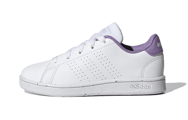 Кроссовки Adidas Neo ADVANTAGE K Синтетическая кожа противоскользящий устойчивый к истиранию низкий верх детские скейтбординги - изображение 1