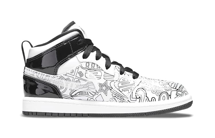 Кроссовки для баскетбола BP Air Jordan 1 Mid "Diy" - изображение 2