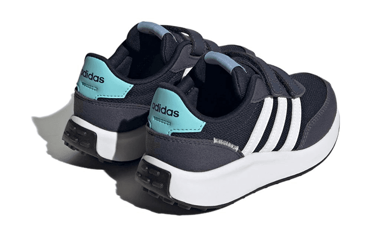Кроссовки Adidas Neo Run 70s Противоскользящие Устойчивые к истиранию Низкие Кеды Детские Лайфстайл Обувь Синий Белый Детский - изображение 4