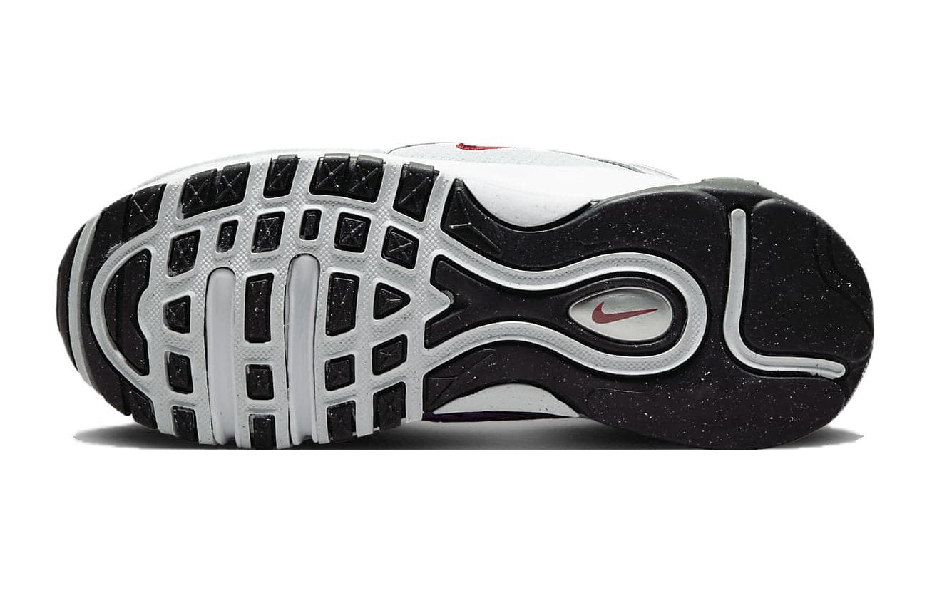 Кроссовки Nike Air Max 97 Дышащие Низкие Кеды для Детей Lifestyle Серый Белый Детские - изображение 6