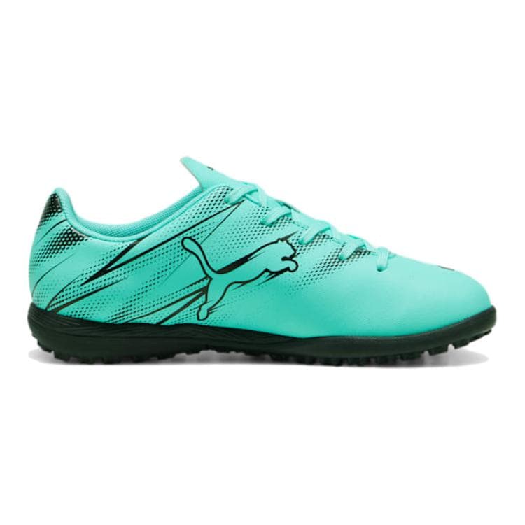 Бутсы PUMA Низкие футбольные бутсы зеленые черные детские - изображение 2