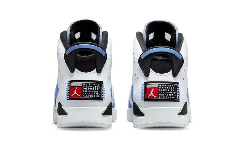 Кроссовки для баскетбола Jordan Air Jordan 6 Retro University Blue - изображение 6