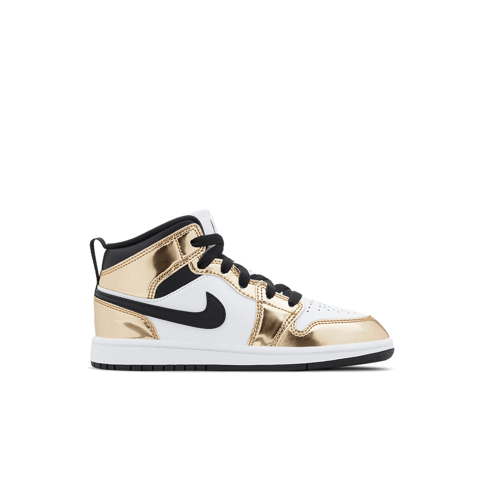 Кроссовки для баскетбола Jordan Air Jordan 1 Mid SE 'Metallic Gold' - изображение 4