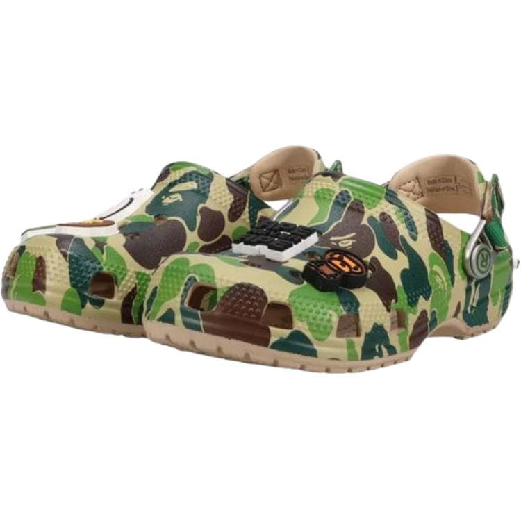 Сандалии Crocs X Купание Ape Classic сандалии мягкие и комфортные низкие сандалии для детей зеленые детские - изображение 4