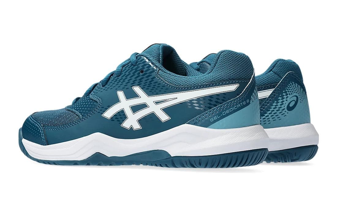 Кроссовки ASICS Гель Dedicate 8 Спортивный Анти-КИК Износостойкий Анти-КИК и Износостойкий Низкий Топ Детская Беговая Обувь - изображение 4