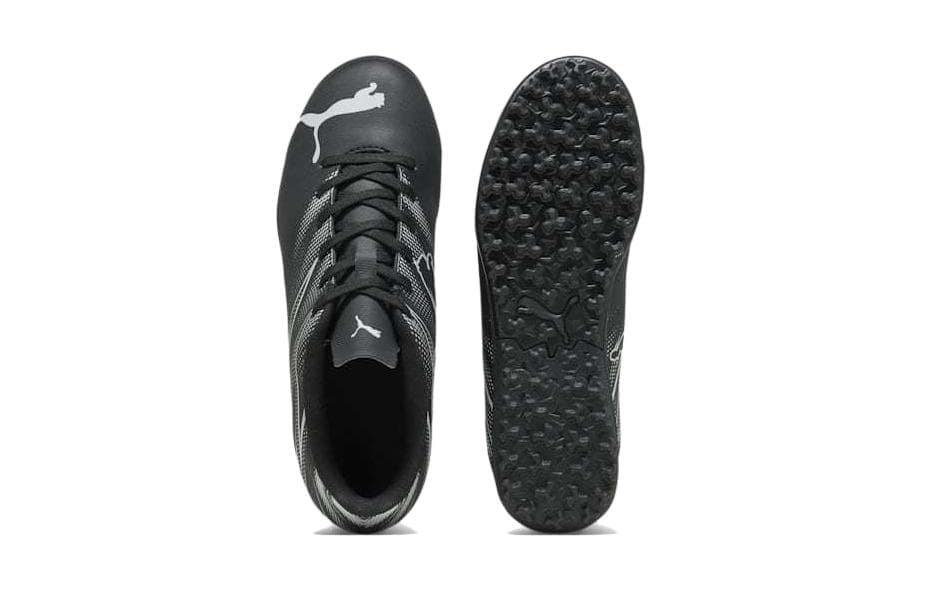 Бутсы PUMA Attacanto Футбол Бутсы Амортизация Устойчивые к истиранию Низкие Топ Детские Футбольные Бутсы Черные - изображение 4