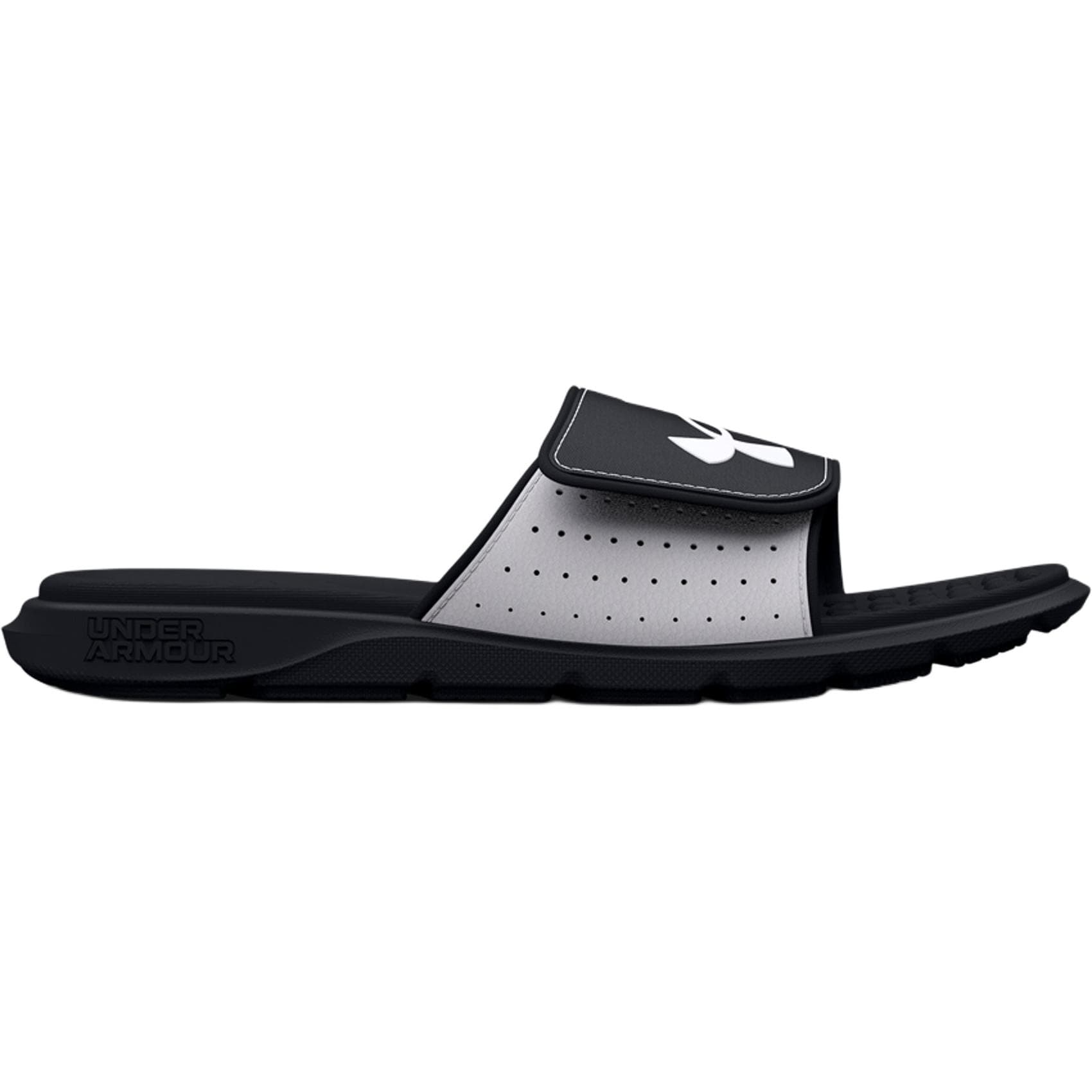 Under Armour Ignite Pro Low Детские домашние тапочки Черно-белые для малышей - изображение 2