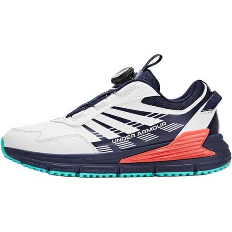 Кроссовки Under Armour Low Топ Детские беговые кроссовки Белый и синий цвет Детский - изображение 1