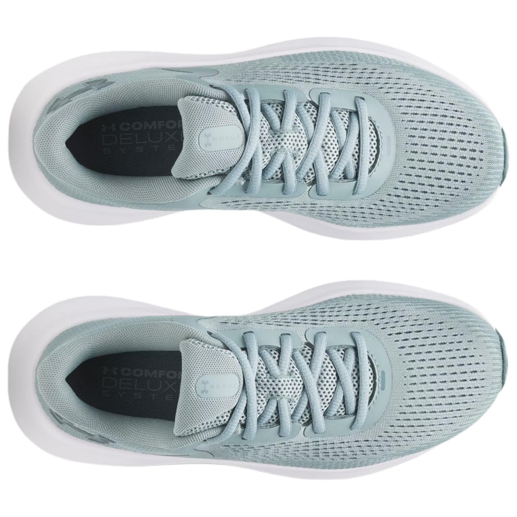 Кроссовки для бега Under Armour Rogue 5 Дышащий Oтскок Дышащий And Упругий Беговые кроссовки Женские Яшмовый Синий - изображение 4