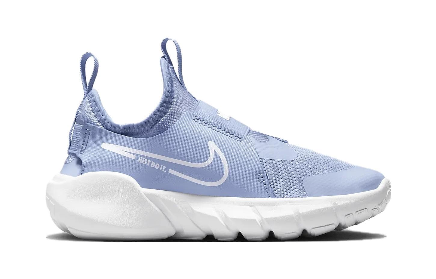 Кроссовки Nike Flex Runner 2 Противоскользящие Устойчивые к истиранию Дышащие Низкие Кроссовки для Бега Детские Синие - изображение 2