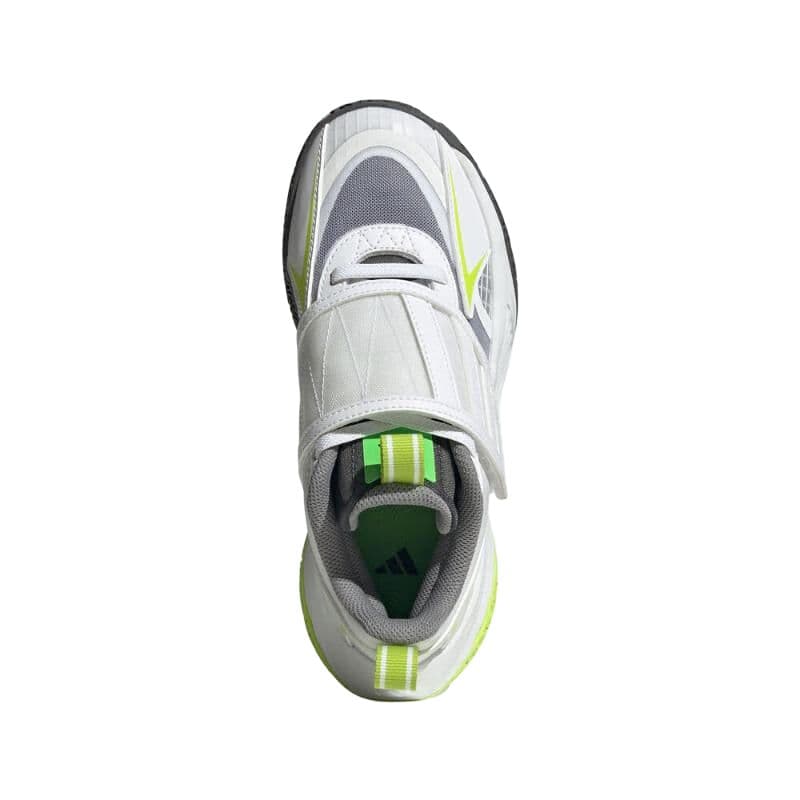 Кроссовки для баскетбола Adidas XENOBURST Противоскользящие устойчивые к истиранию низкие детские баскетбольные кроссовки белый серый зеленый - изображение 4