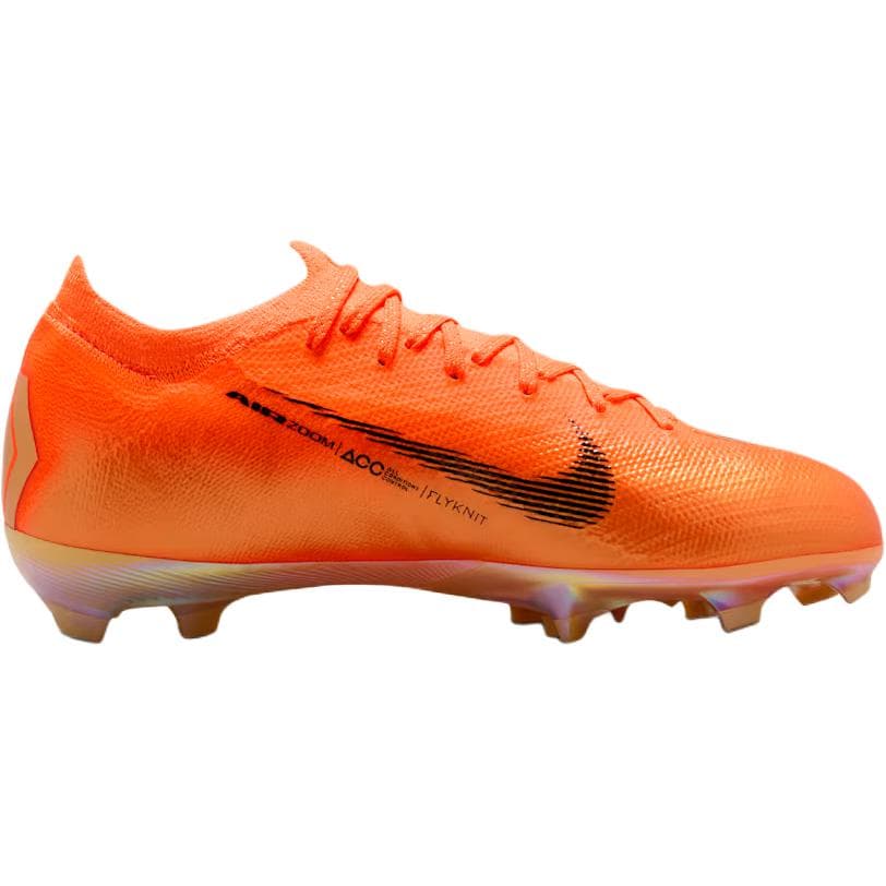 Бутсы Nike Mercurial Vapor 16 Pro Low Топ Футбольные бутсы Золото-черный Унисекс - изображение 2