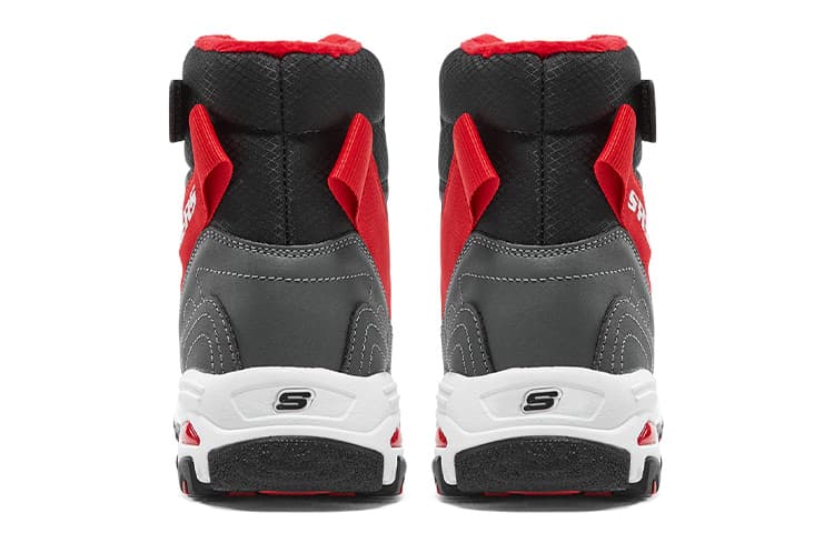 Кроссовки Skechers Универсальные Аbrasion-Resistant Высокие Детские Лифтайнер Обувь Черные Подростковые - изображение 5