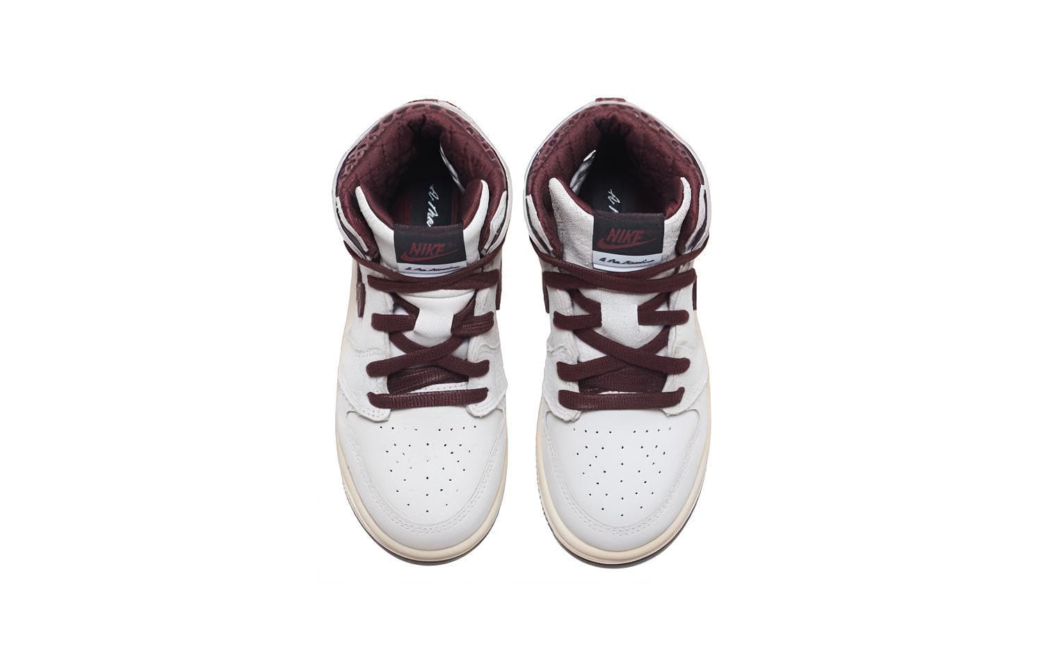 Кроссовки TD A Ma Manire x Air Jordan 1 Retro High OG SP "Sail and Burgundy" - изображение 6