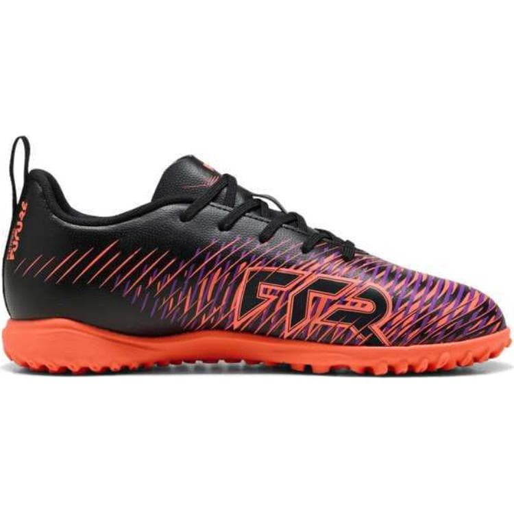 Бутсы PUMA FUTURE 8 Low Детская футбольная обувь Черная Малыш - изображение 2