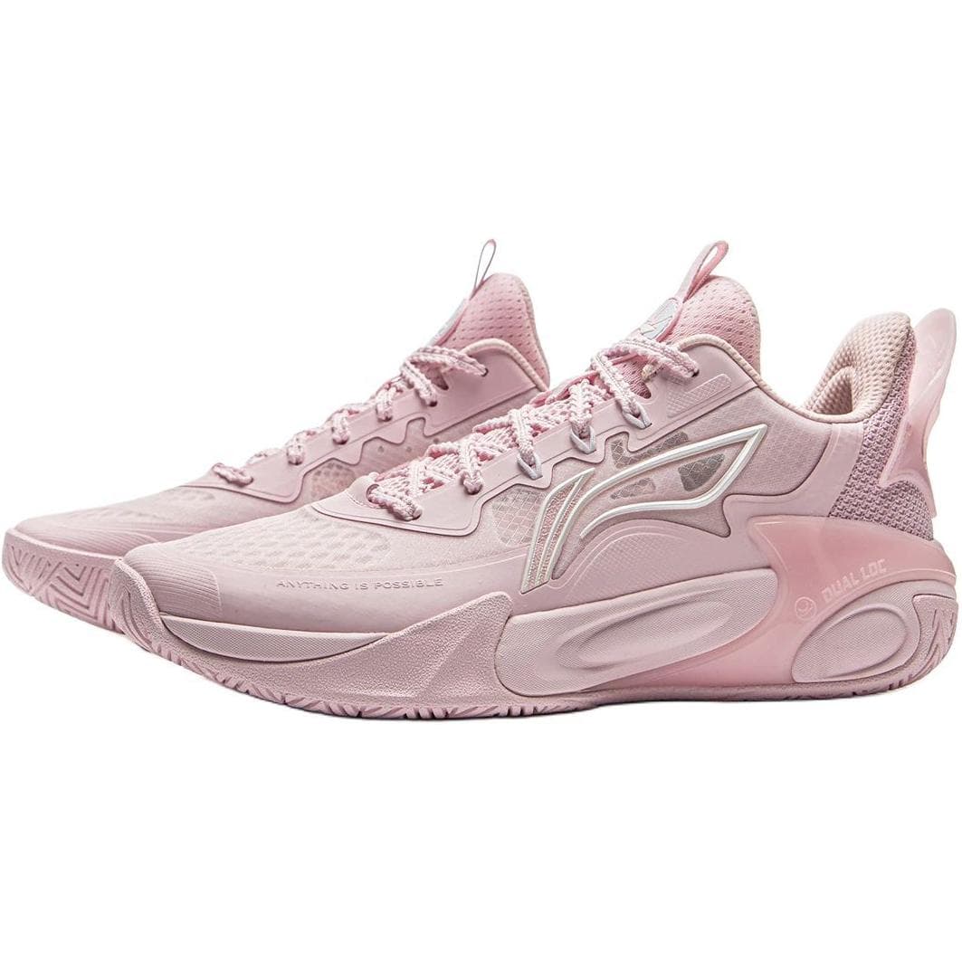 Кроссовки для баскетбола Li-Ning YOUNG Детский Feng Ying 2,0 Сладкий Розовый Сахар Баскетбольные Кроссовки Для Игры Лоу-топы Ярко-розовый Подростковый - изображение 3