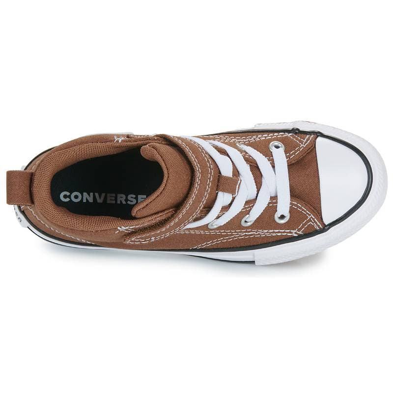 Converse Chuck TAYLOR All Star MID Топ Детские Кеды Коричневый Детский - изображение 5