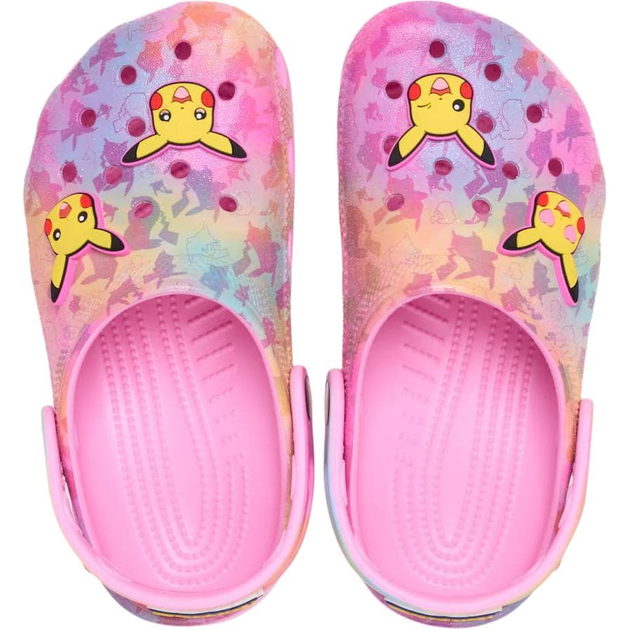 Сандалии Crocs x POKEMON Классические сандалии низкие с закрытым носком для детей розовые детские - изображение 5