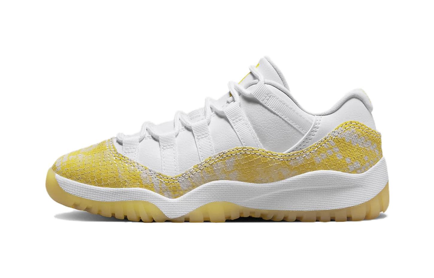 Кроссовки для баскетбола Jordan Air Jordan 11 Противоскользящие Анти-КИК Амортизация Низкие Детские Баскетбольные Кроссовки Белые - изображение 1